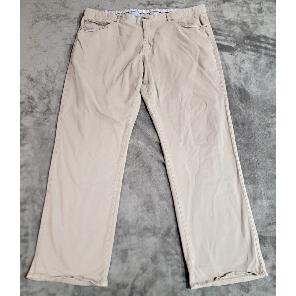 Peter Millar Pants Men 44x33 Beige Ultimate Sateen 5 Pocket Stretch Casual